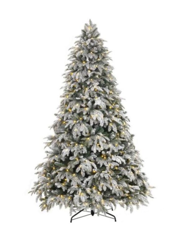 Flocked lit tree by Home accents holiday